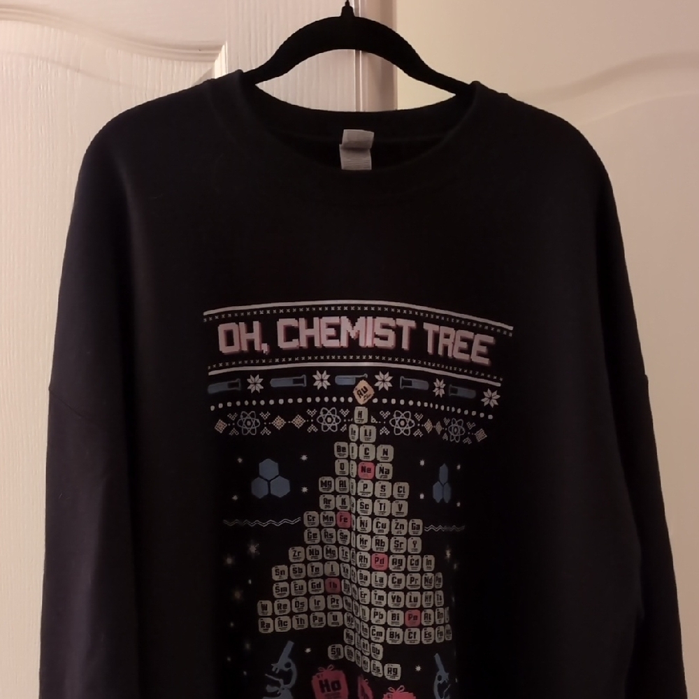 Black Chemist Tree Sweater